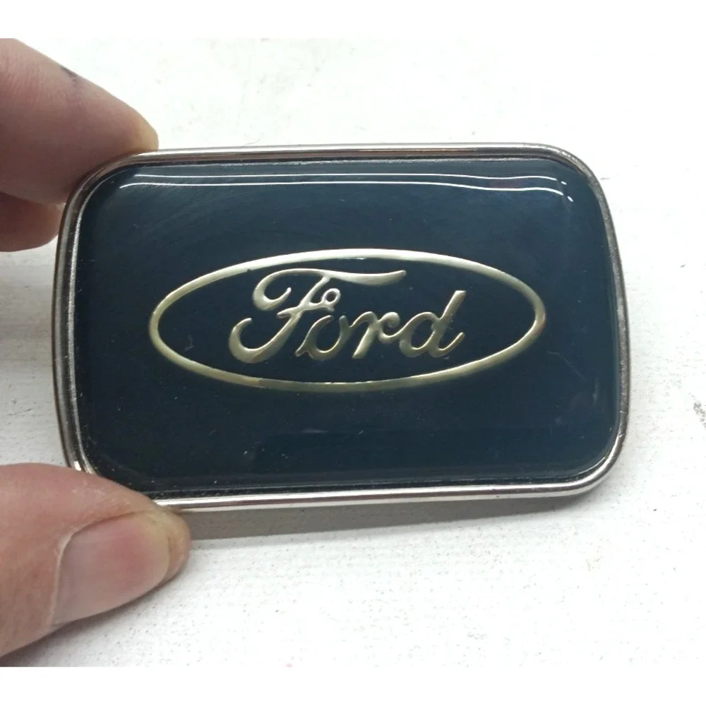 VTG Ford Motor Company Logo Emblem Belt Buckle‎ by RJ Roberts & Co. [USA MADE]